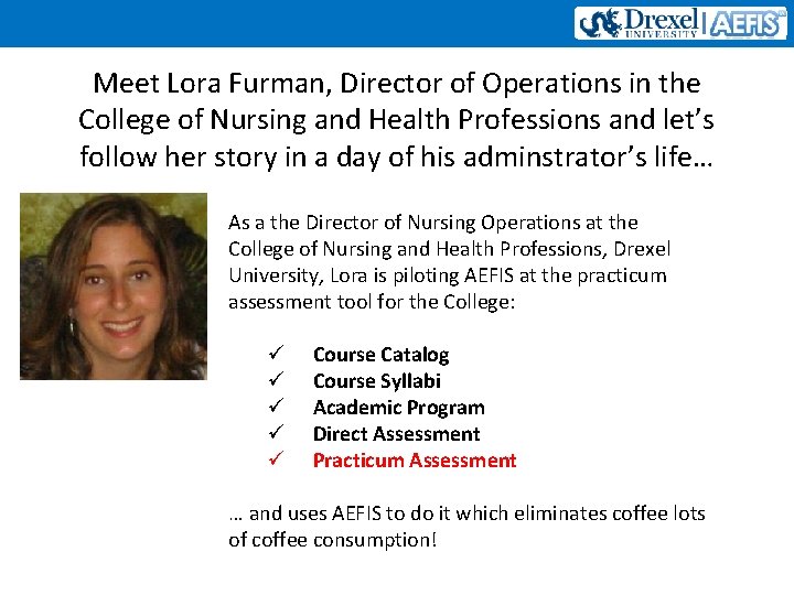 Meet Lora Furman, Director of Operations in the College of Nursing and Health Professions