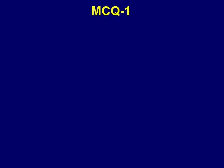 MCQ-1 