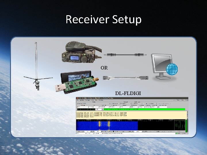 Receiver Setup OR DL-FLDIGI 