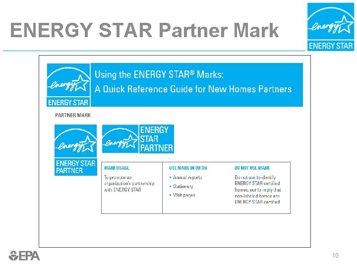 ENERGY STAR Partner Mark 10 