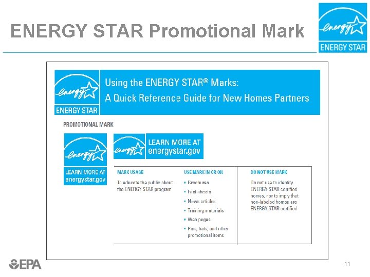 ENERGY STAR Promotional Mark 11 