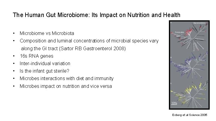 The Human Gut Microbiome: Its Impact on Nutrition and Health • Microbiome vs Microbiota