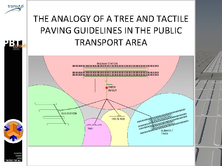 THE ANALOGY OF A TREE AND TACTILE PAVING GUIDELINES IN THE PUBLIC TRANSPORT AREA