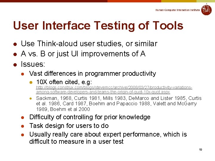 05 830 Advanced User Interface Software Brad Myers