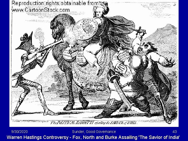  Warren Hastings Controversy - Fox, North and Burke Assailing 'The Savior of India'