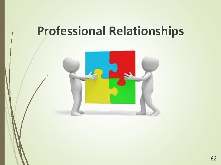 Professional Relationships 62 