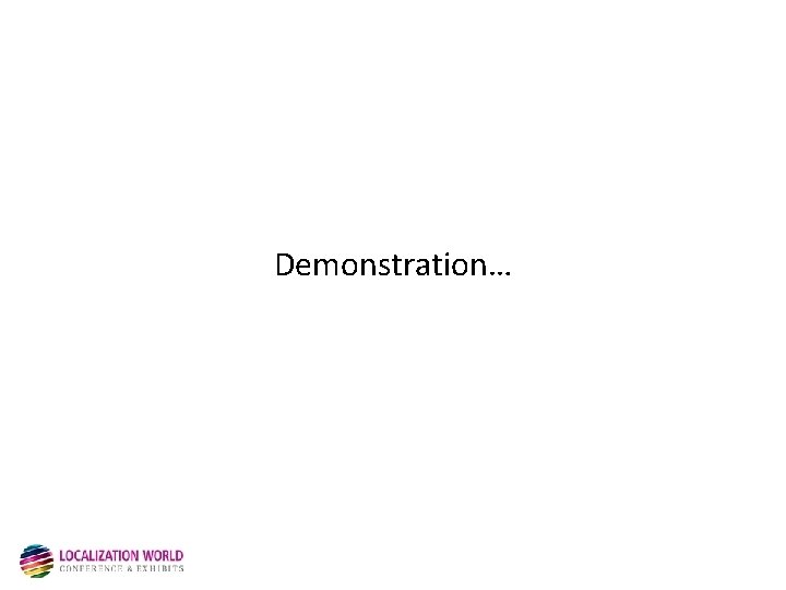 Demonstration… 