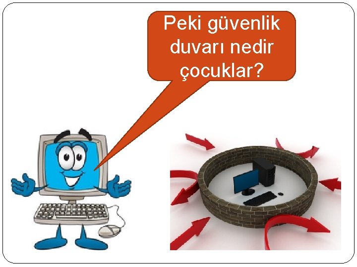 Peki güvenlik duvarı nedir çocuklar? 