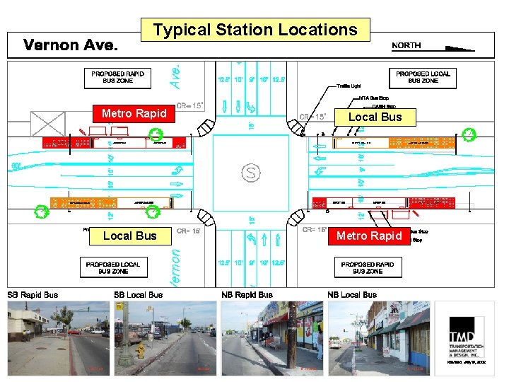 Typical Station Locations Metro Rapid Local Bus Metro Rapid 