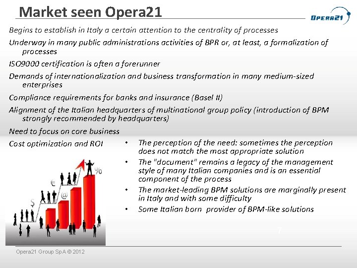 Market seen Opera 21 Begins to establish in Italy a certain attention to the