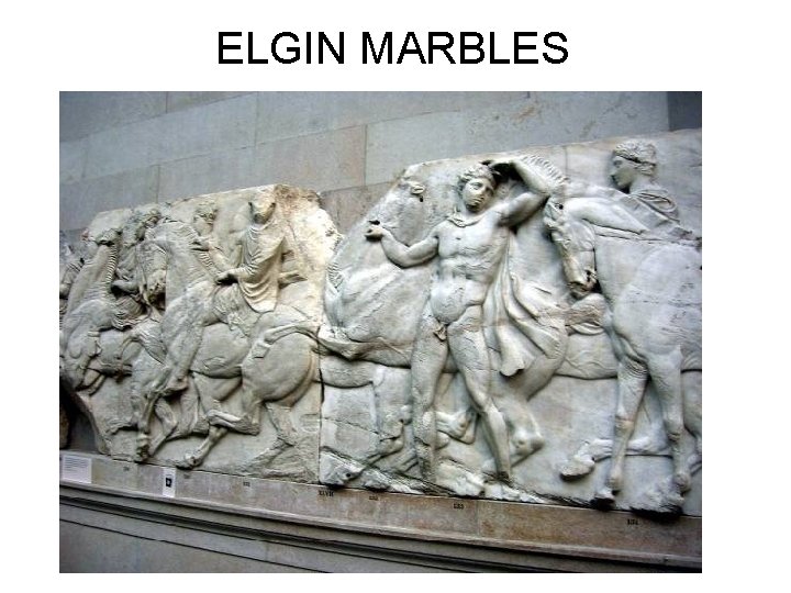 ELGIN MARBLES 