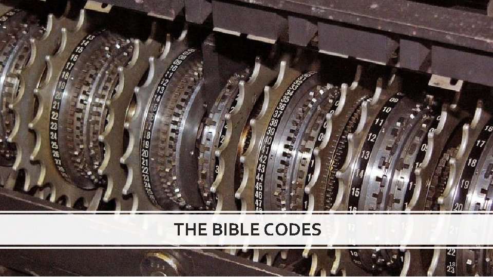 THE BIBLE CODES 18 