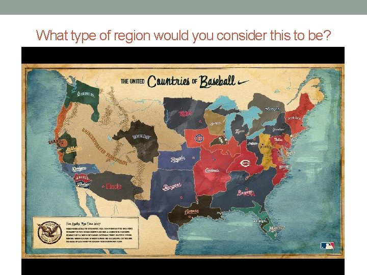 What type of region would you consider this to be? 