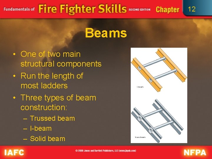 12 Beams • One of two main structural components • Run the length of