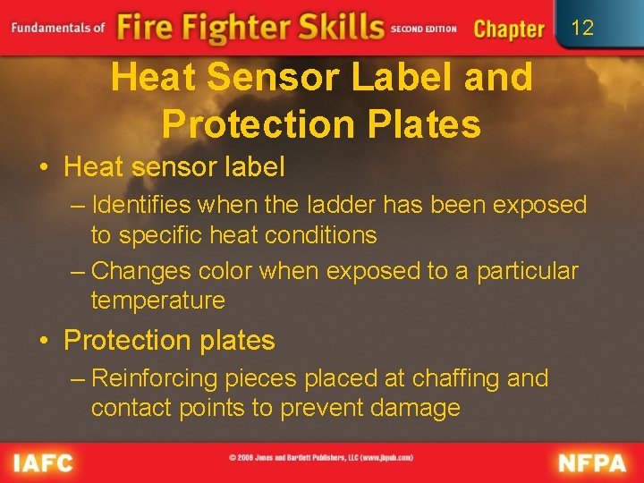 12 Heat Sensor Label and Protection Plates • Heat sensor label – Identifies when