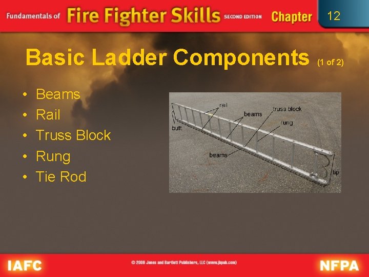 12 Basic Ladder Components • • • Beams Rail Truss Block Rung Tie Rod