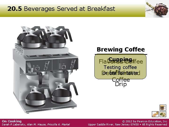 20. 5 Beverages Served at Breakfast Brewing Coffee Cupping Decoction Flavored Coffee Testing coffee