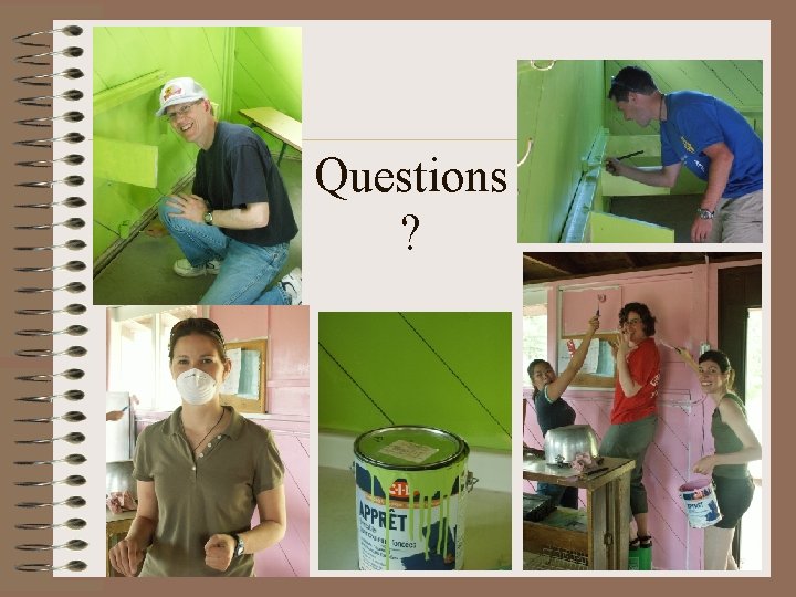 Questions ? 