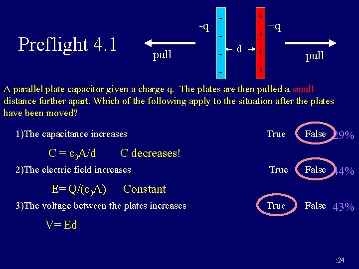 -q Preflight 4. 1 pull - + - d +q + pull + A