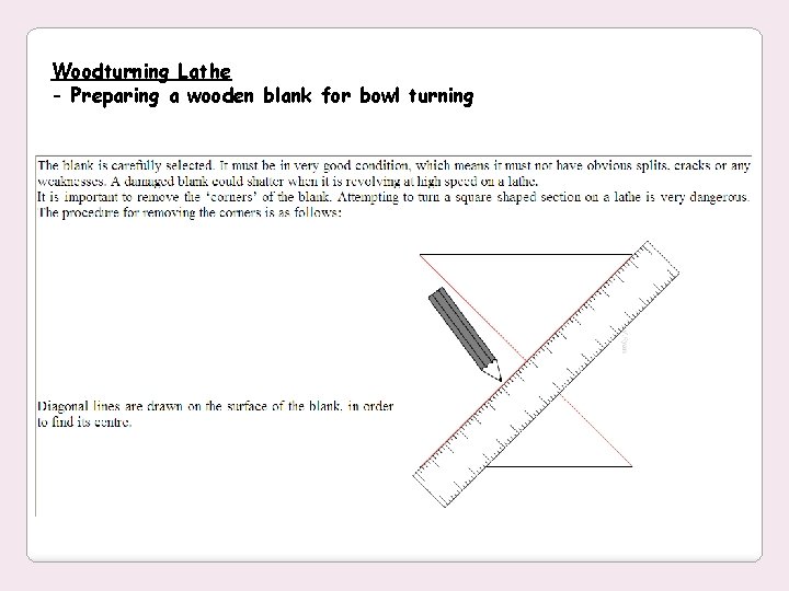 Woodturning Lathe - Preparing a wooden blank for bowl turning 