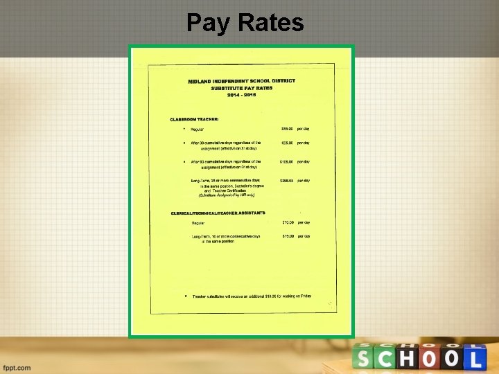 Pay Rates 