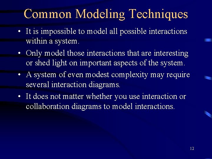 Interactions Introduction Objects communicate with each other by