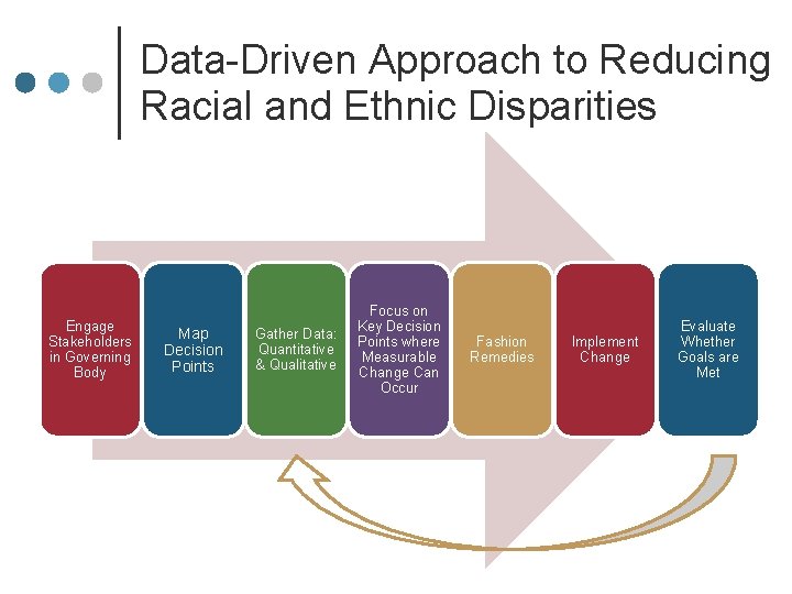 Data-Driven Approach to Reducing Racial and Ethnic Disparities Engage Stakeholders in Governing Body Map