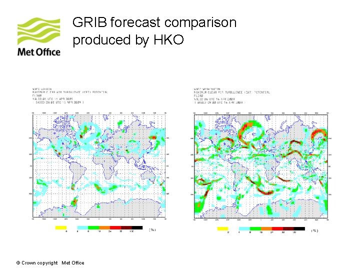 GRIB forecast comparison produced by HKO © Crown copyright Met Office 