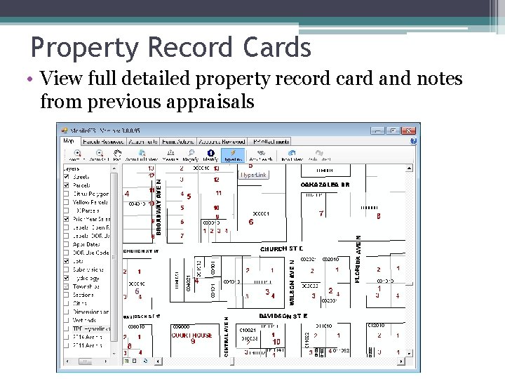 Property Record Cards • View full detailed property record card and notes from previous