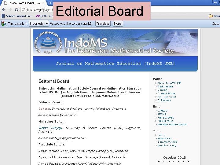 Editorial Board 