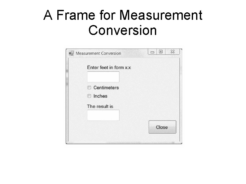 A Frame for Measurement Conversion 