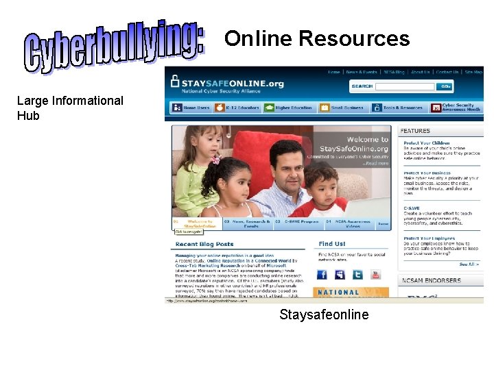 Online Resources Large Informational Hub Staysafeonline 