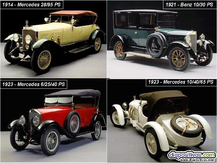 1914 - Mercedes 28/95 PS 1923 - Mercedes 6/25/40 PS 1921 - Benz 10/30