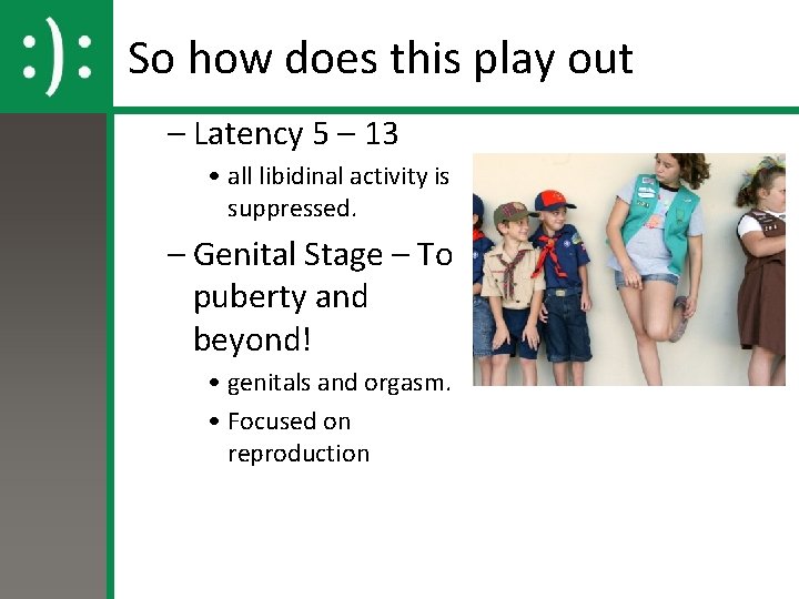 So how does this play out – Latency 5 – 13 • all libidinal