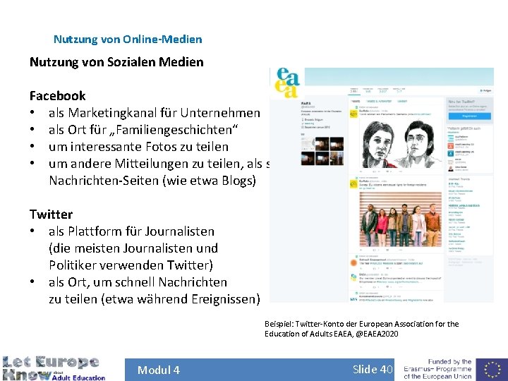 Nutzung von Online-Medien Nutzung von Sozialen Medien Facebook • als Marketingkanal für Unternehmen •