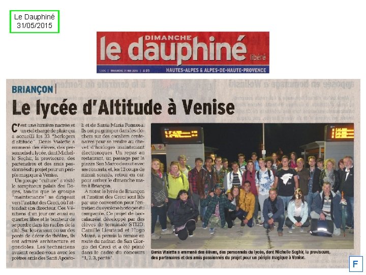 Le Dauphiné 31/05/2015 F 