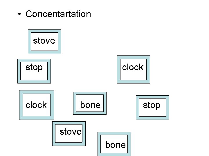  • Concentartation stove stop clock bone stop stove bone 