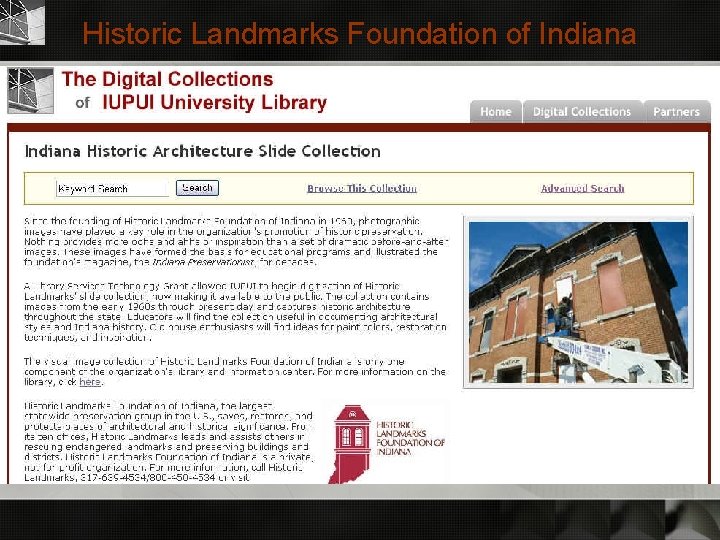 Historic Landmarks Foundation of Indiana 