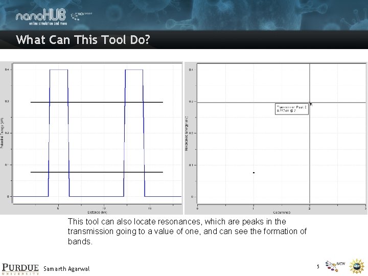 What Can This Tool Do? This tool can also locate resonances, which are peaks