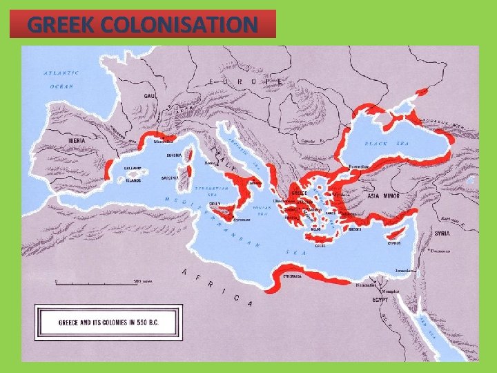 GREEK COLONISATION 
