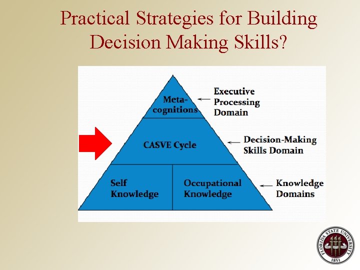 Practical Strategies for Building Decision Making Skills? 