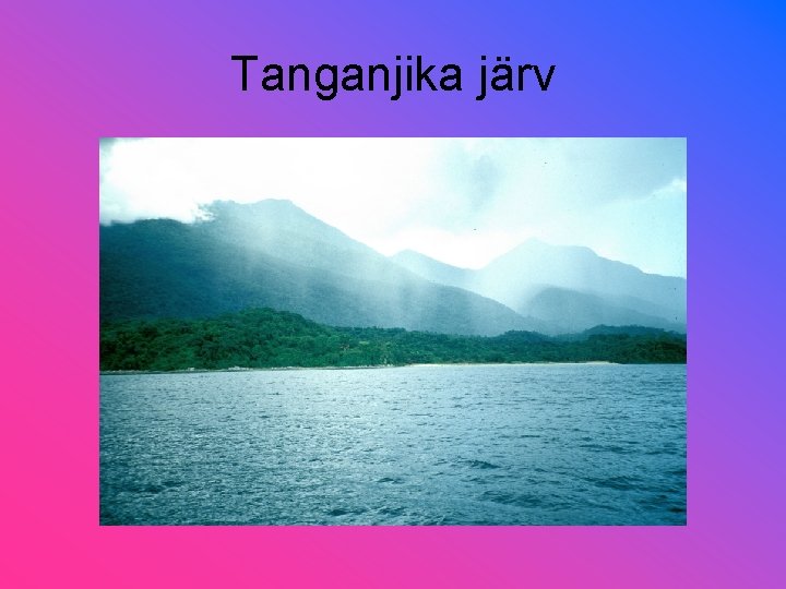 Tanganjika järv 