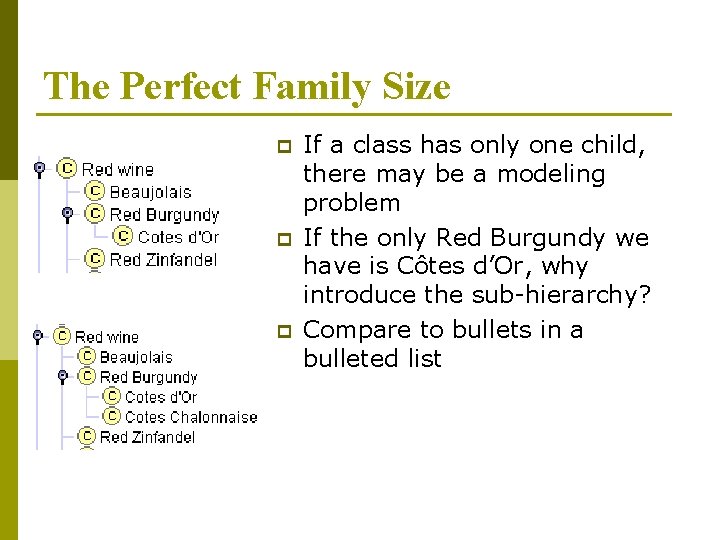 The Perfect Family Size p p p If a class has only one child,