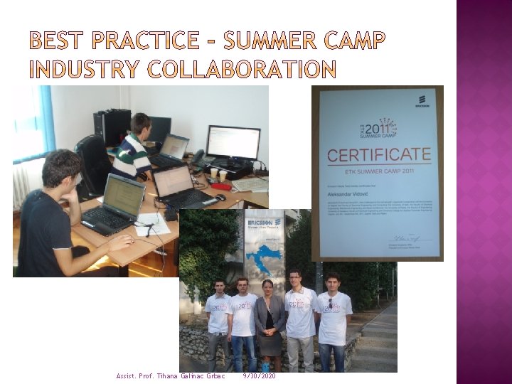 Assist. Prof. Tihana Galinac Grbac 9/30/2020 