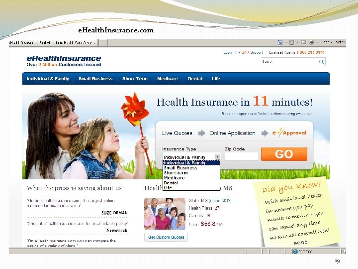 e. Health. Insurance. com 19 