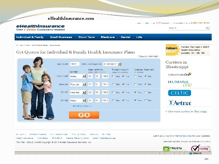 e. Health. Insurance. com 20 