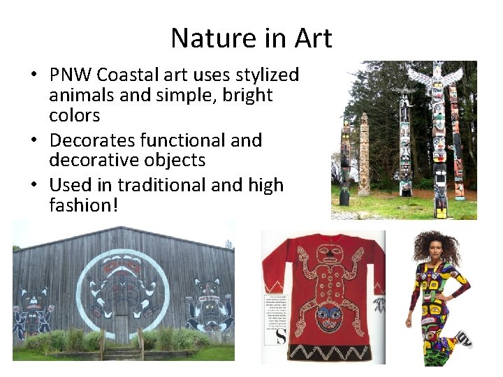 Nature in Art • PNW Coastal art uses stylized animals and simple, bright colors