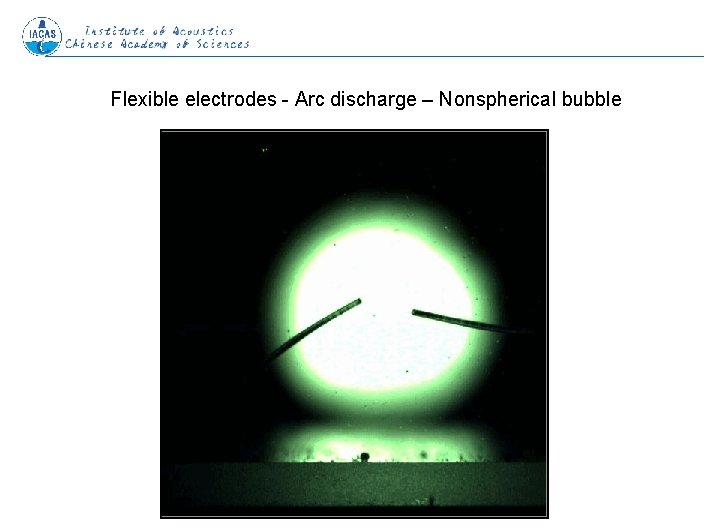 Flexible electrodes - Arc discharge – Nonspherical bubble www. isoyes. com 