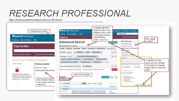 RESEARCH PROFESSIONAL https: //www. researchprofessional. com/0/rr/home 