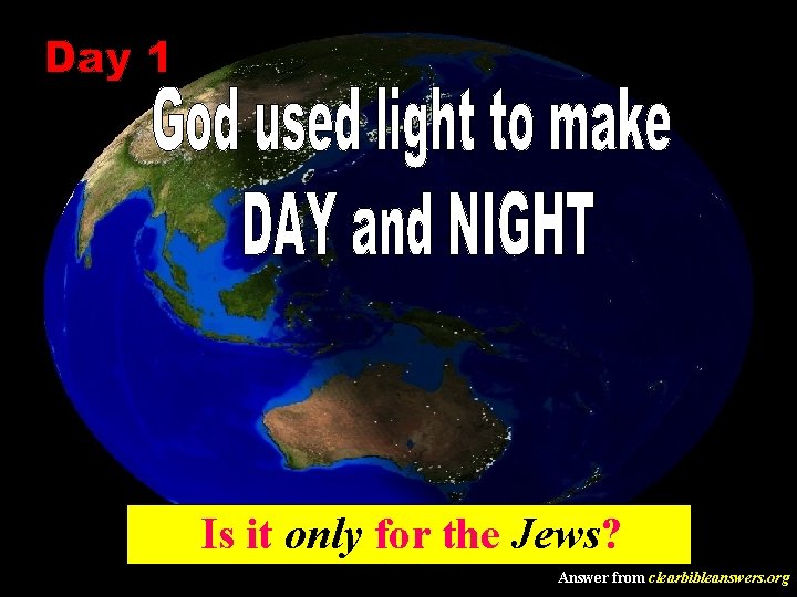 Is it only for the Jews? Answer from clearbibleanswers. org 
